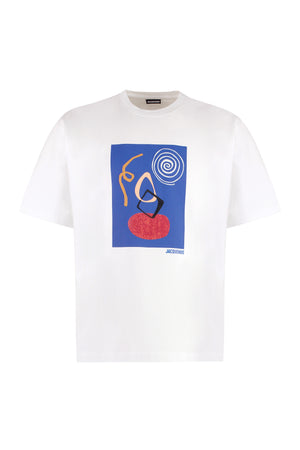 Cuadro Cotton crew-neck T-shirt-0